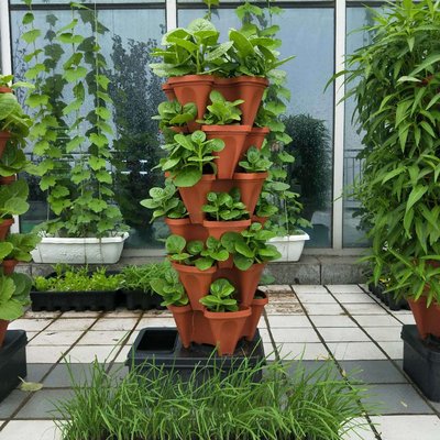 Big Flower Pots for Outside by G AND N FORTUNE LIMITED are great for hydroponics outdoors.