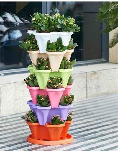 Large Clay Flower Pots by G AND N FORTUNE LIMITED support hydroponic plant growth.