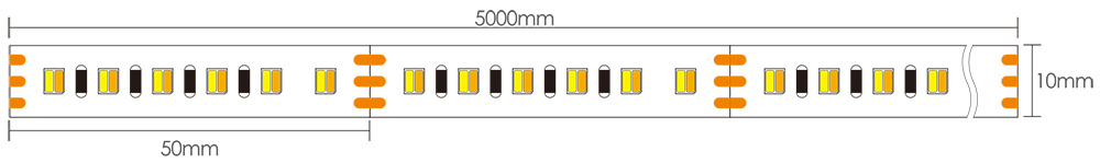 LED 24V Strip Lights Dimensions