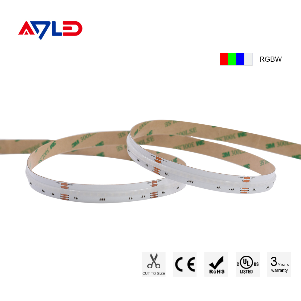 896 Chips/m 24 V RGBW farbwechselndes COB LED band RGBW