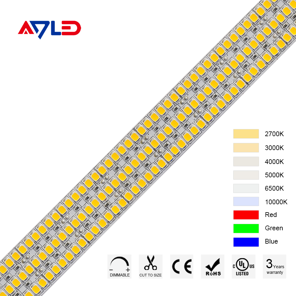 Tipos de Tiras de LED Lineal 24 Volts Calida para Estanteria Cocina Dormitorio y Baño