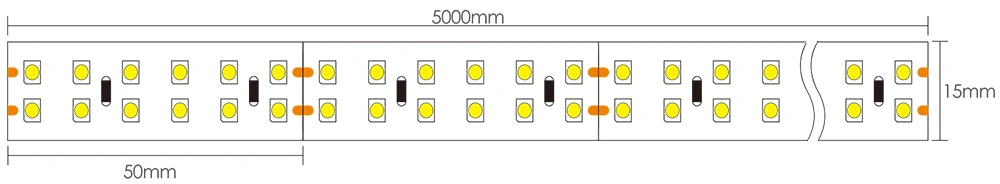 Dimensiones de tira LED piscinas