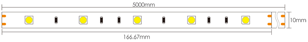 12 Volt LED Tape Lights Dimensions