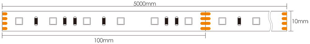Dimensioni della strisce LED da soffitto