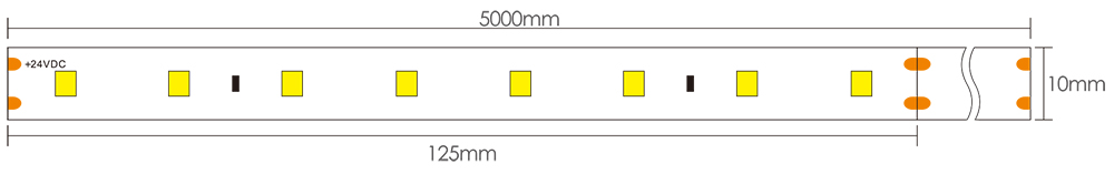 Flexible LED Strip Dimensions