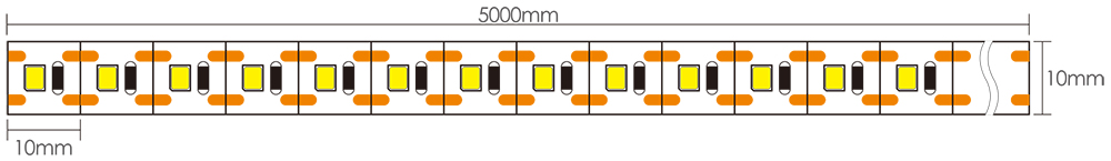12 Volt LED Strip Lights Dimensions