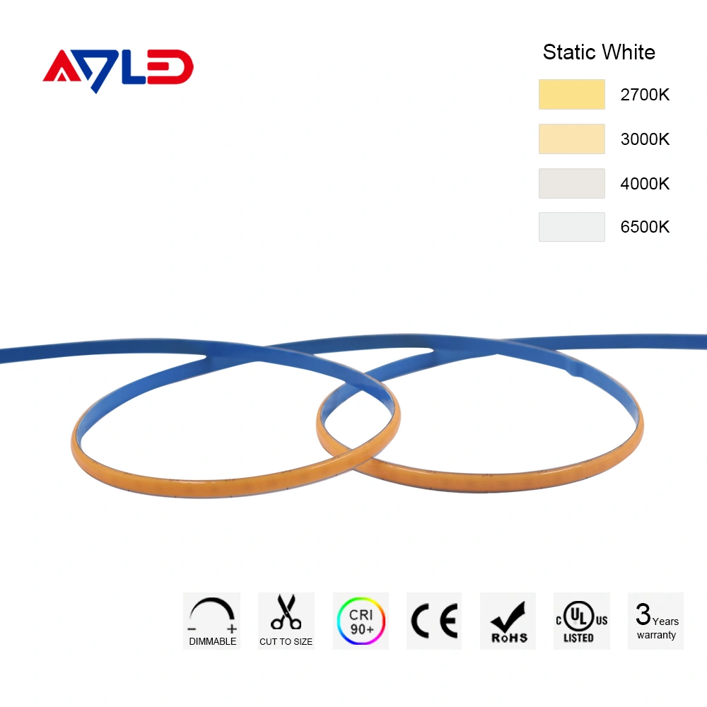 Striscia LED COB Ultrasottile 504 Chip/m – 12V / 24V – Larghezza 5mm