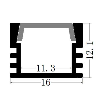 led aluminium profile for ceiling