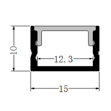 led aluminium profile 2m