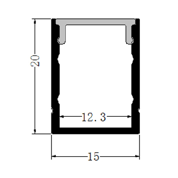 aluminium led strip light channel