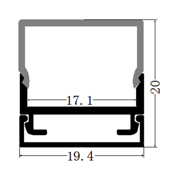 u channel for led strip light