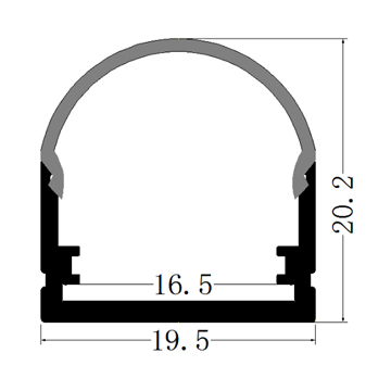 led profile linear light