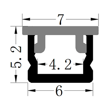 slim profile light size