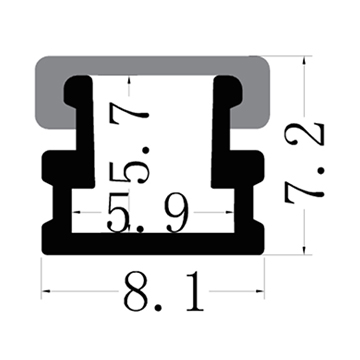 surface mounted led profile