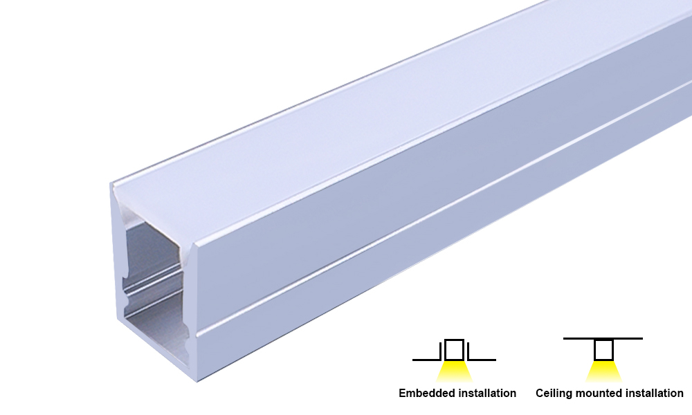 u shape led aluminum channel
