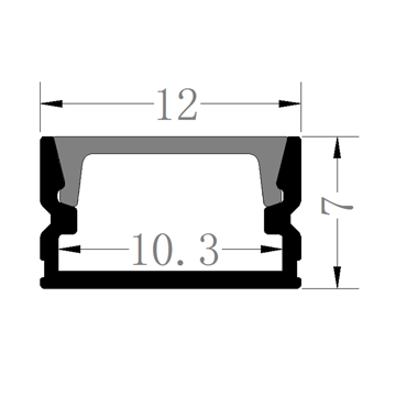 10mm led profile