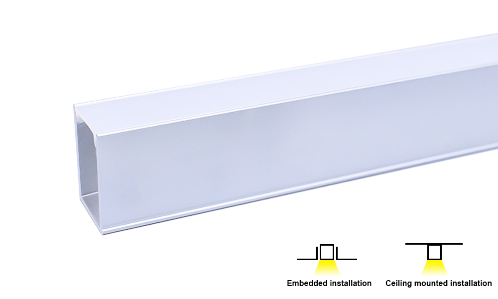 surface mounted aluminium led profile
