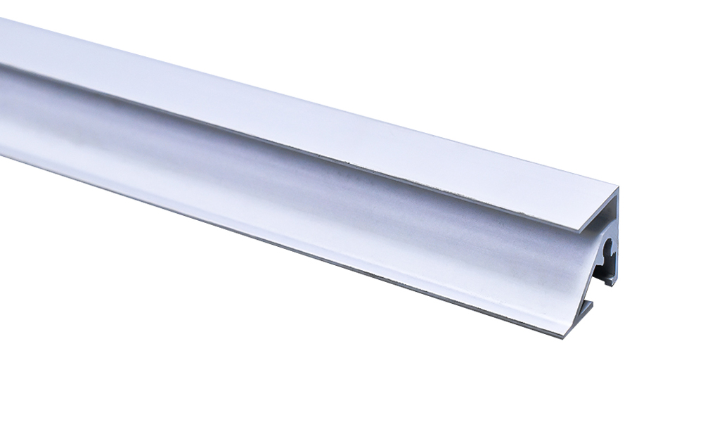 led profile light in kitchen cabinet