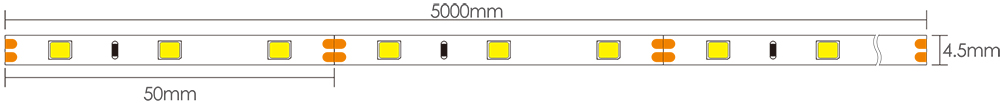 Small LED Lights Strip Dimensions