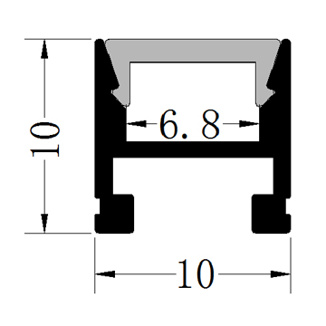 led profile diffuser
