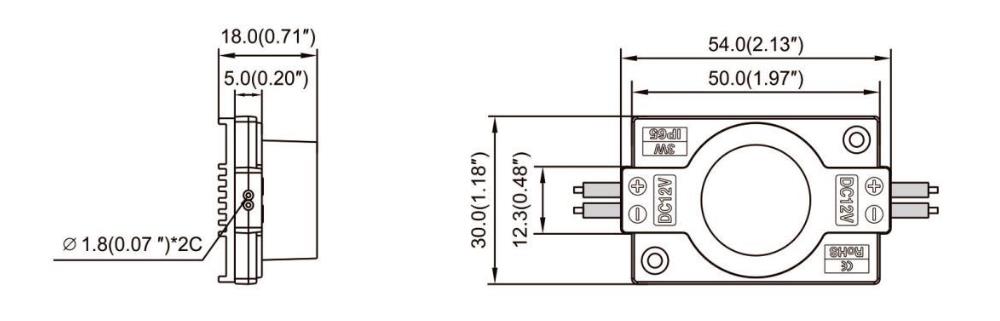 LED 12V Module Dimensions