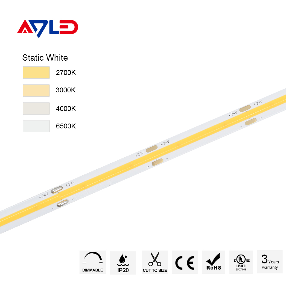 Striscia di LED 24 Volt Luminosissima Luce Bianca Waterproof per Esterno Cucina Sottopensile e Soffitto