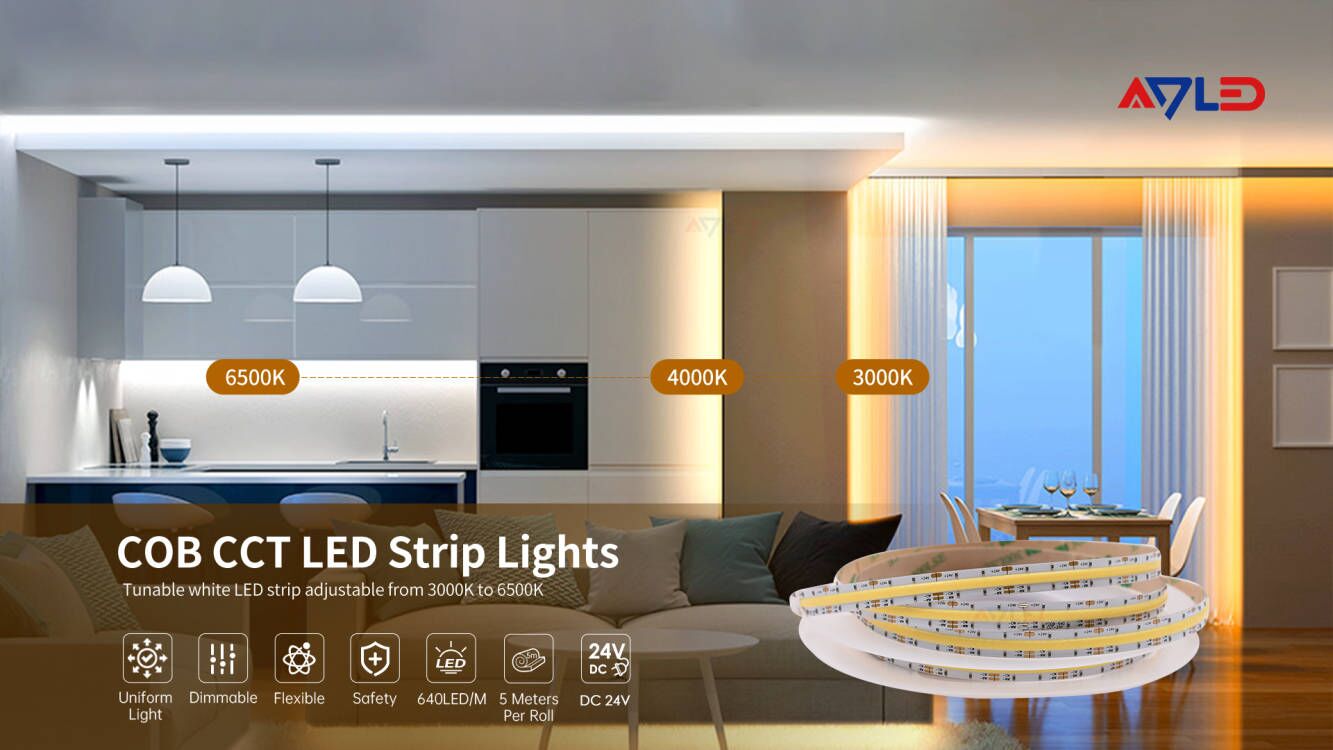 COB CCT LED Strip Lights