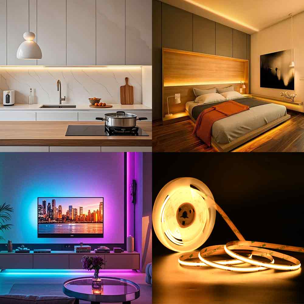 Magia dell’illuminazione d’ambiente: come le strisce LED possono valorizzare ogni stanza