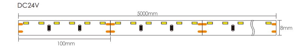 Hide LED Strip Lights Dimensions