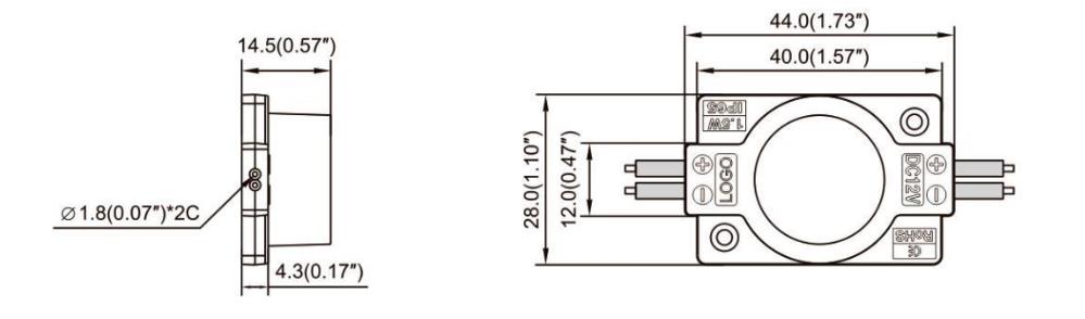LED Modules for Signs Dimensions