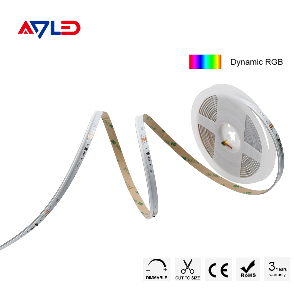 Striscia LED COB RGB Digitale Dinamica 630 Chip/m 24V