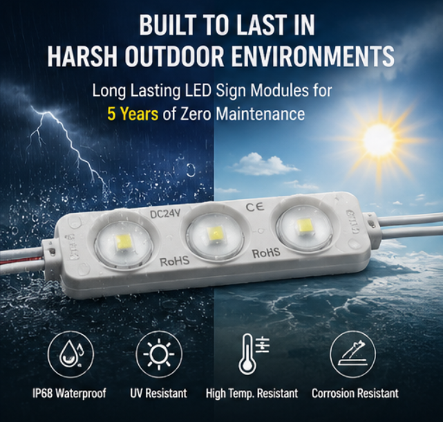 LED module 5 year warranty