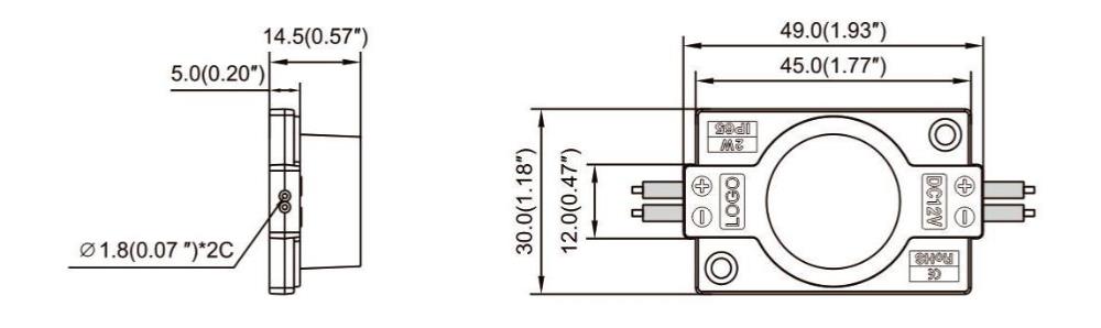 Outdoor LED Module Dimensions
