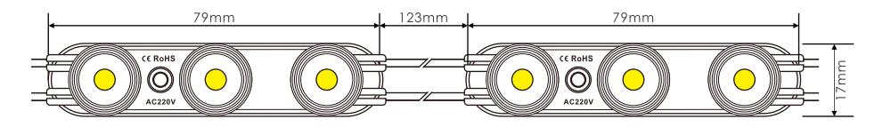 LED Modul Dimensions