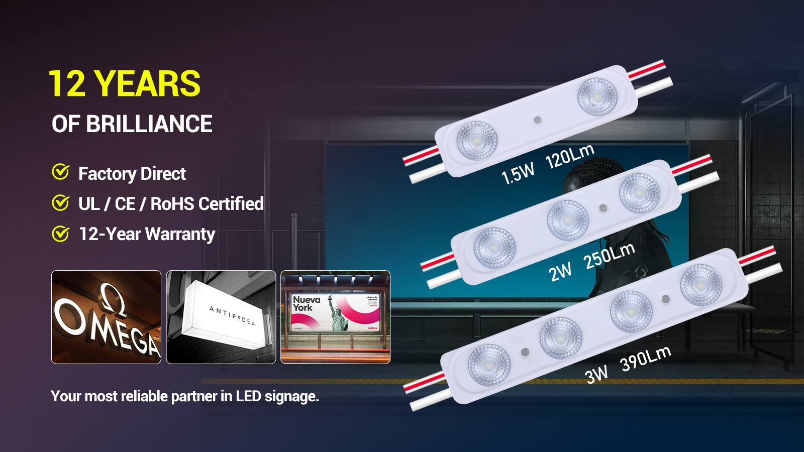 Constant current LED modules， Reduce LED maintenance costs