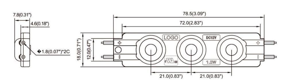 3 Module LED Light