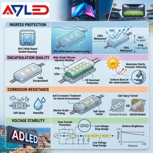 controllo qualità rigoroso LED