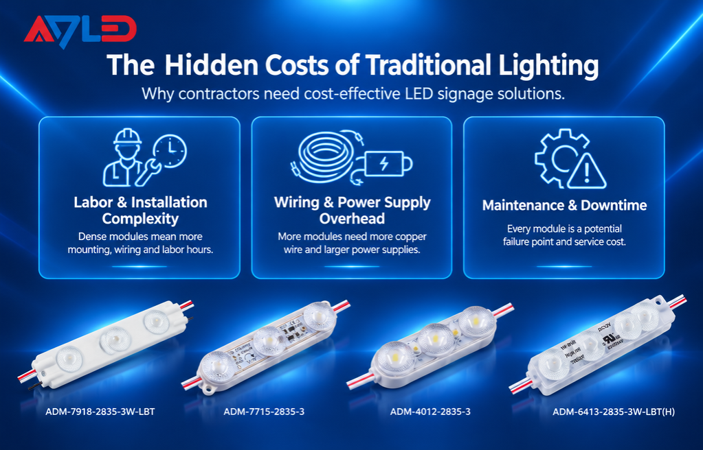 Reduce LED Module Quantity for Light Boxes