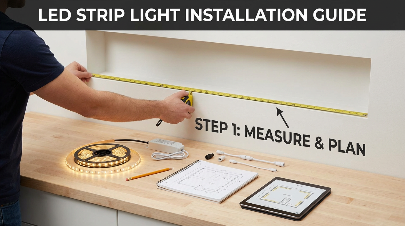 comment installer une bande LED