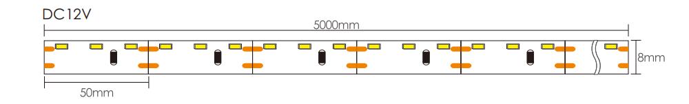 Hide LED Strip Lights Dimensions