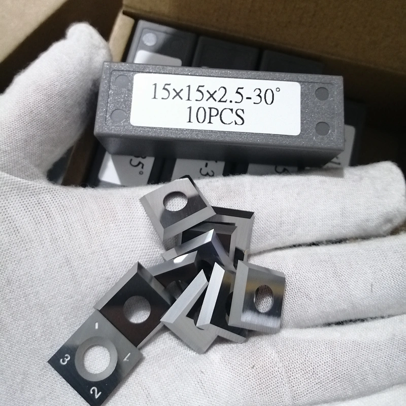 Zhzhou Cemented Carbide most popular indexable blades for wood planer equal to KCR08