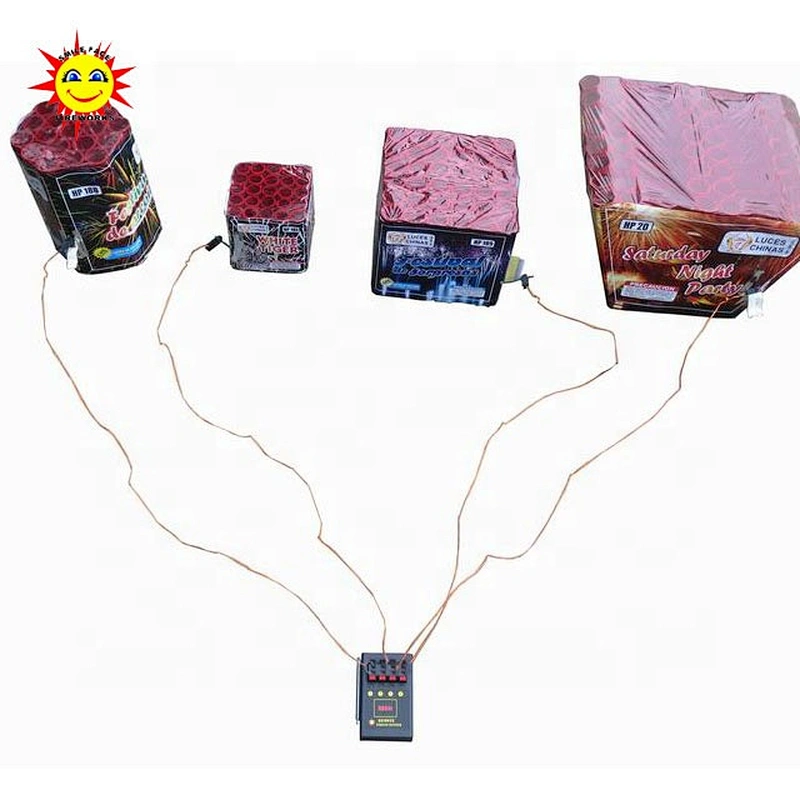 Liuyang Happiness CE passed the 3rd generation receiver 4 cue Remote Control Fireworks Firing System
