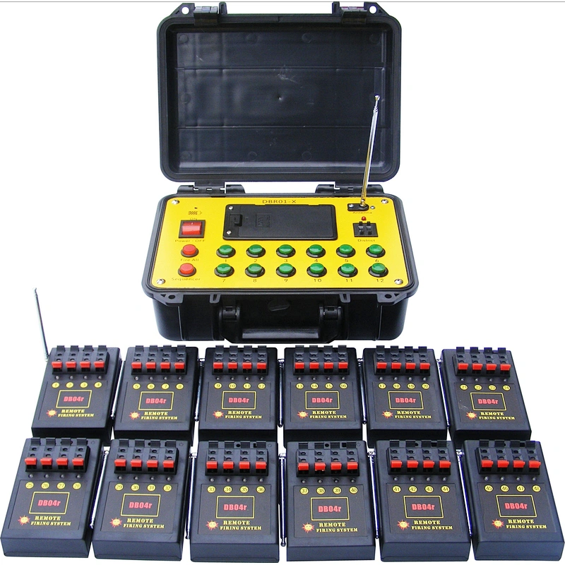 Factory price 48 channels 500 M remote control sequential fireworks firing system