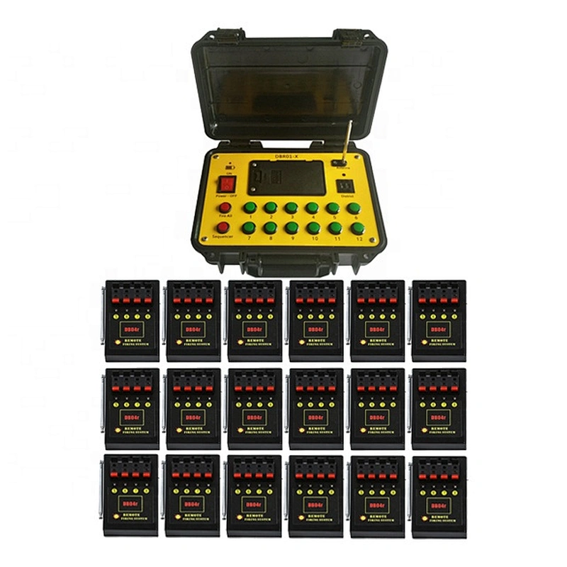 CE passed 72 channels 500M e-match to quick match connector fireworks