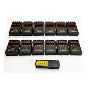 Expensive 48 channels CE/FCC passed 150~300M wireless remote control consumer fireworks display firing system