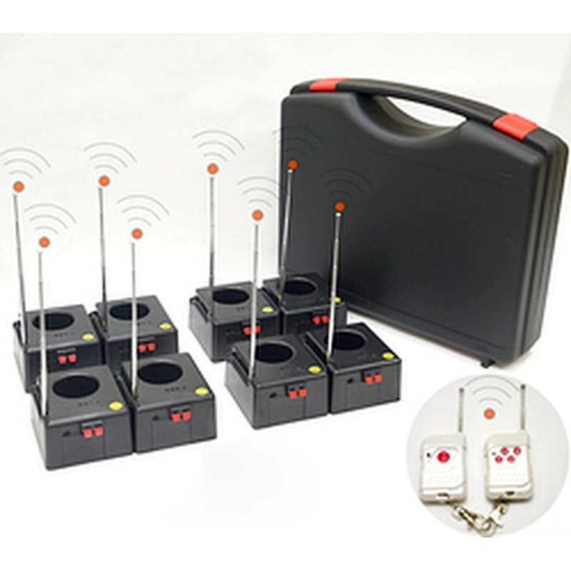 Feu Dartifice A Froid 8 Pcs Cold Pyrotechnics Firing System Fireworks Remote Control Machine For Cold Pyro