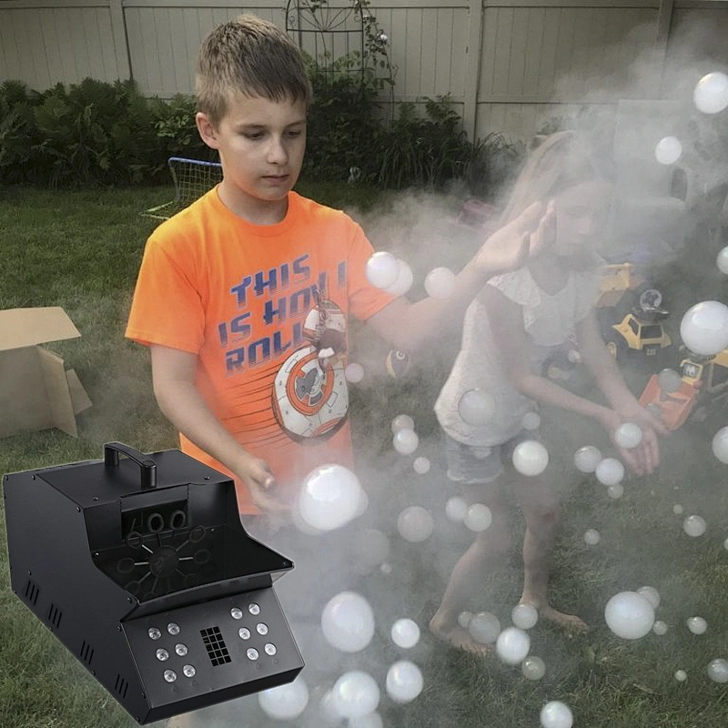 New Arrivals 1500W 3in1 LED Fog Bubble Machine Fogger DMX Remote Control for Music Festival Bar Club