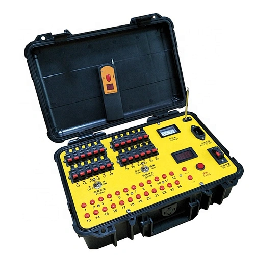 New 24 Cues long distnace safety wireless remote and wired control sequential Pyrotechnic equipment Fireworks Firing System