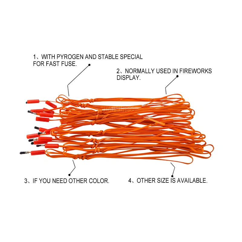 Happiness Military Pyrotechnics Wired Fireworks Firing System Fireworks Electric Match Fire Igniter Iniciadores Pirotcnico
