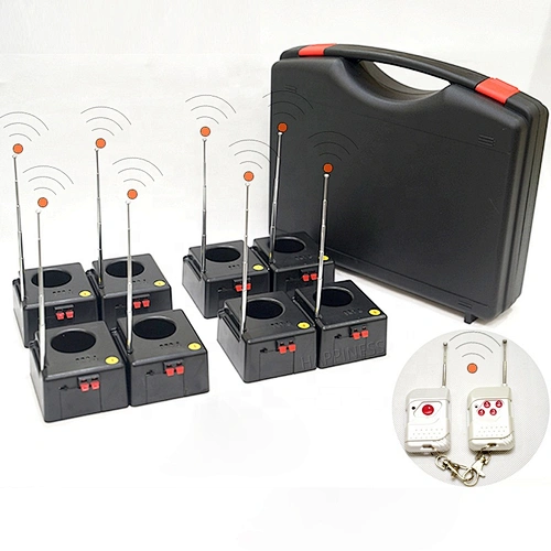 Feu Dartifice A Froid 8 Pcs Cold Pyrotechnics Firing System Fireworks Remote Control Machine For Cold Pyro